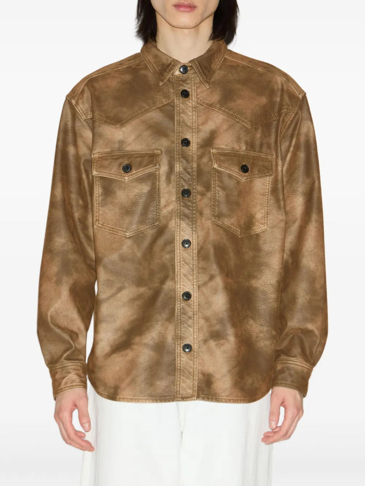 Marant SHIRT - Brown | 39a28cf9d0c43e2cc25f92d5bf12e07e11badd2d