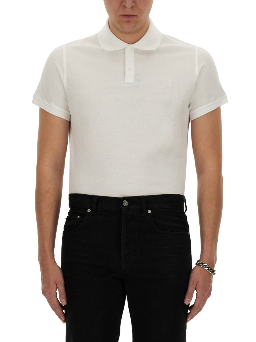 Saint Laurent Polo - White | 415e784b41b2735dbd7ab01297ff197eb16c0280