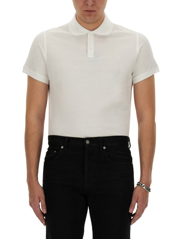 Saint Laurent Polo - White | 415e784b41b2735dbd7ab01297ff197eb16c0280