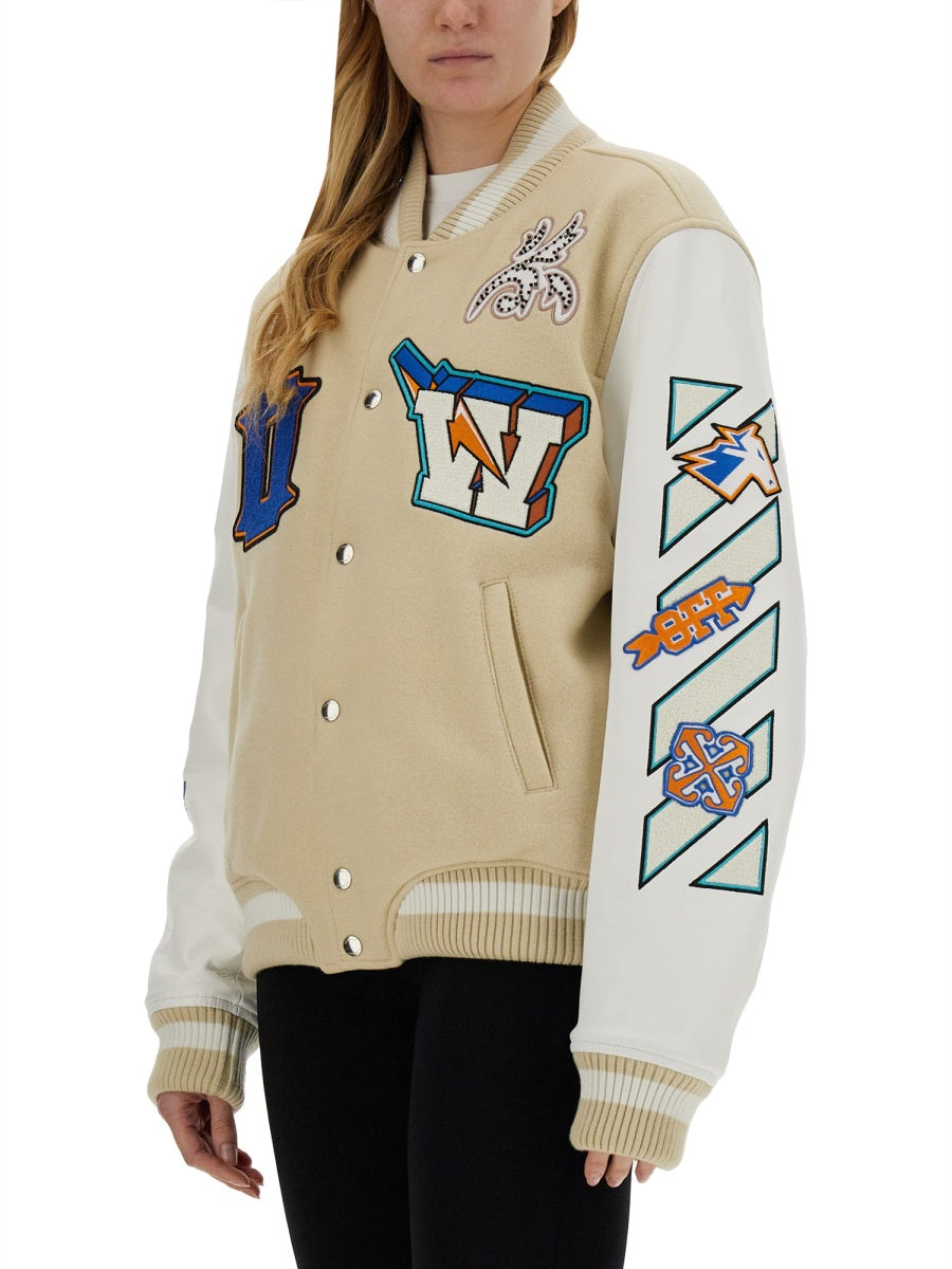 Off-White Jackets - Beige | Wanan Luxury