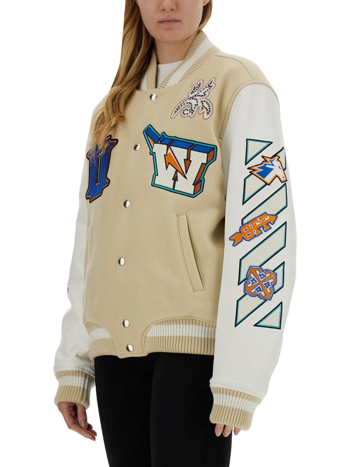 Off-White Jackets - Beige | Wanan Luxury