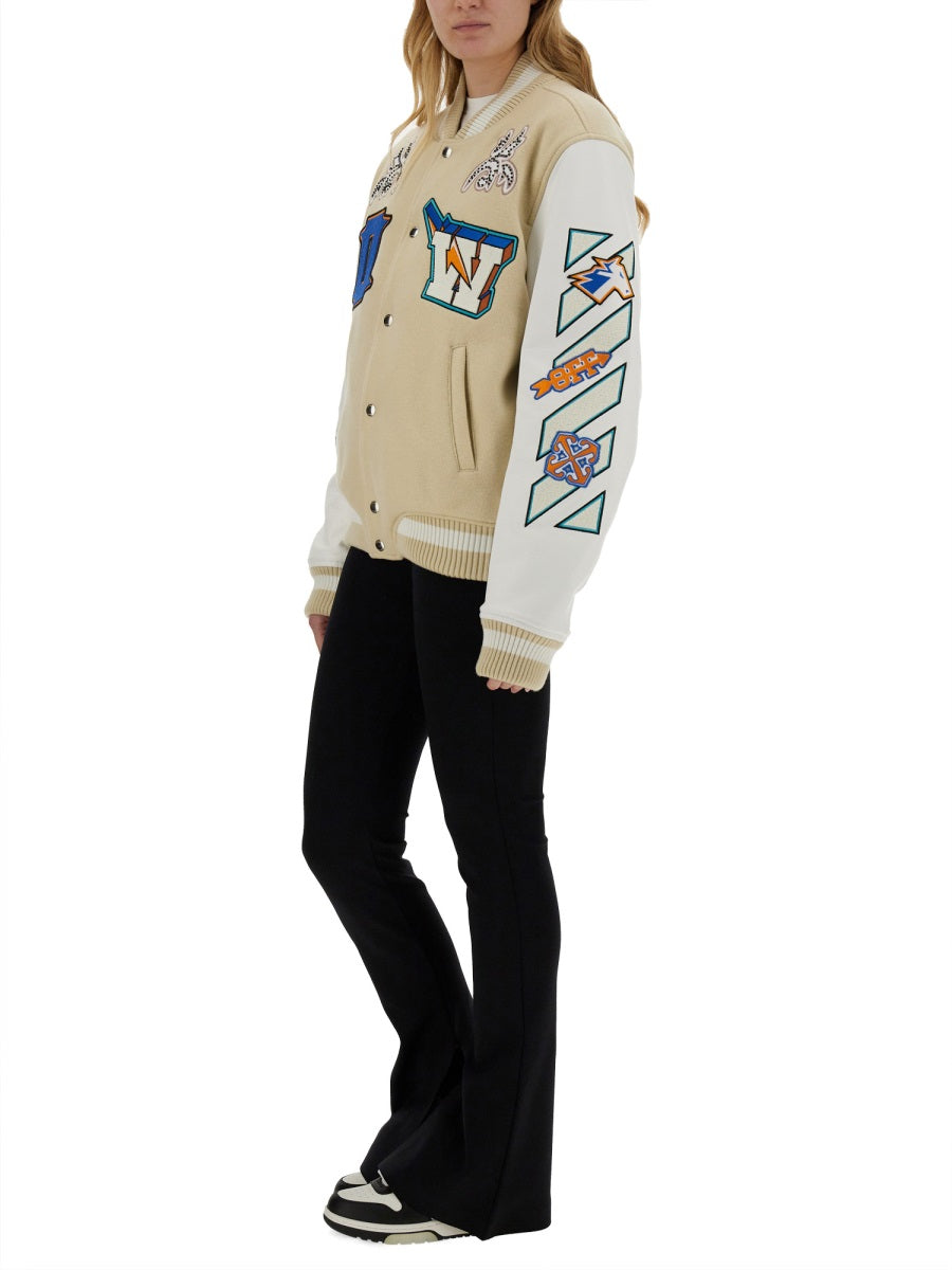 Off-White Jackets - Beige | Wanan Luxury