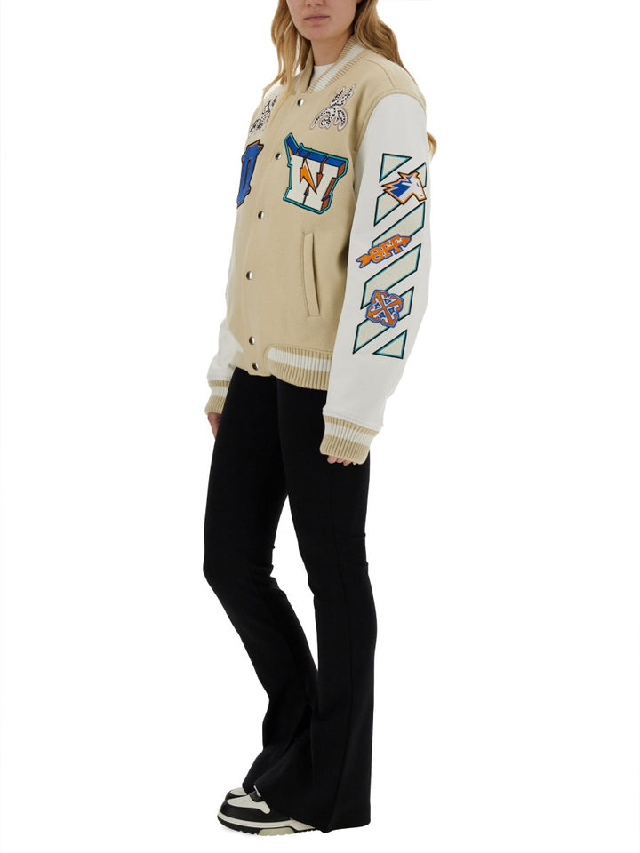 Off-White Jackets - Beige | Wanan Luxury