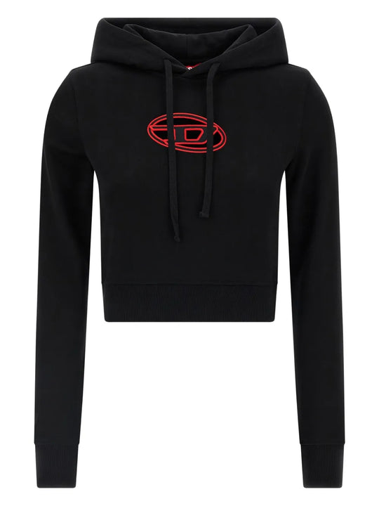 F-Slimmy Embroidered Crop Sweatshirt