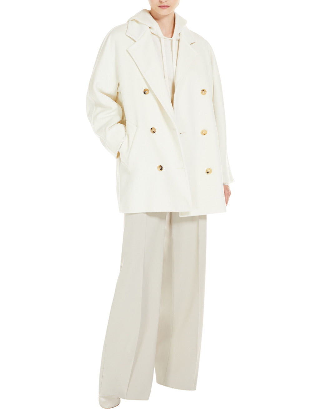 Max Mara Cape - White | f3232fe3e3db7d8a9541364597866261c0dc1126