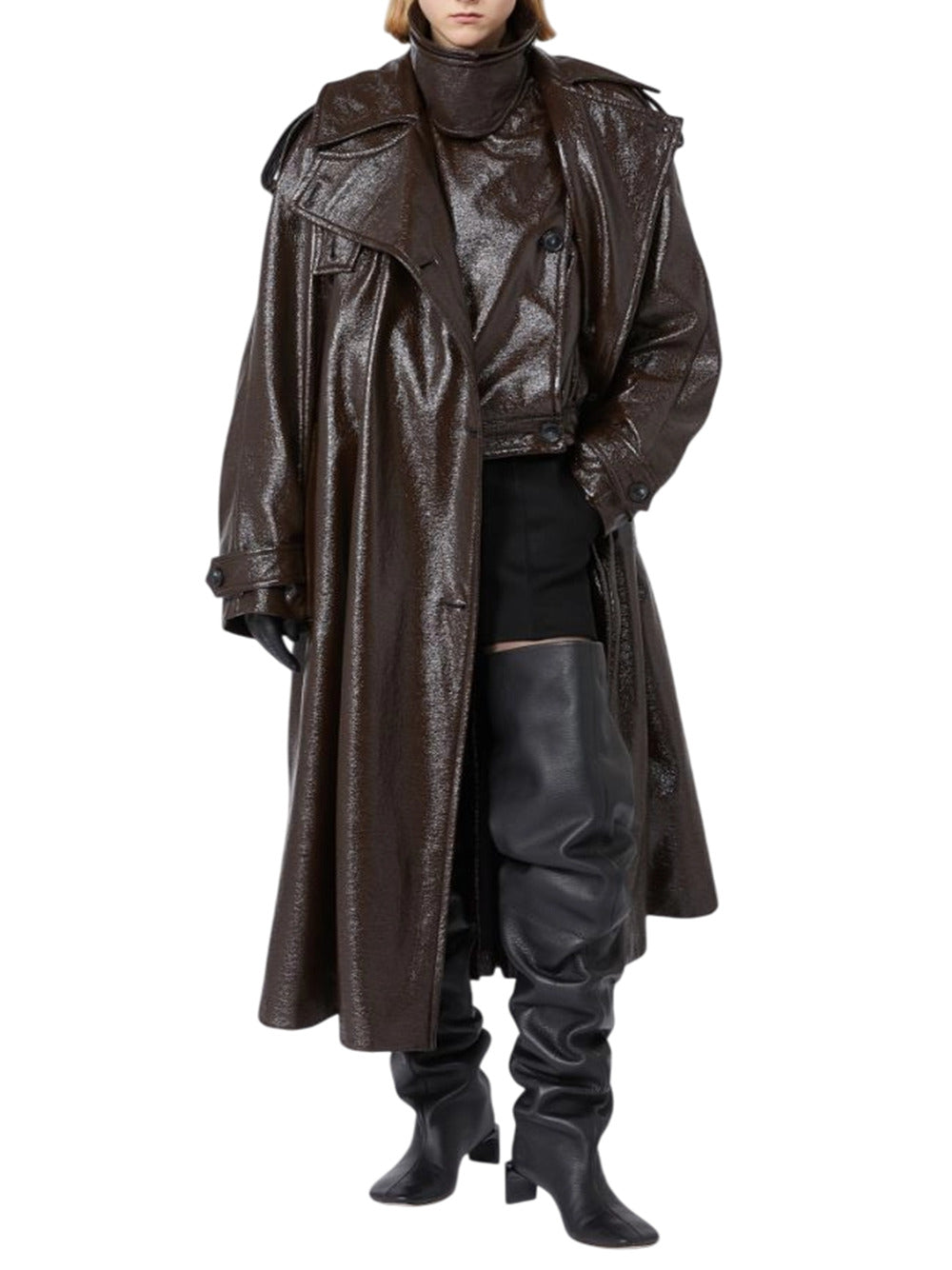 Sportmax JACKET - Brown | f0f352a473ff011f2ea1b12ad3fd25dc1838c3a5