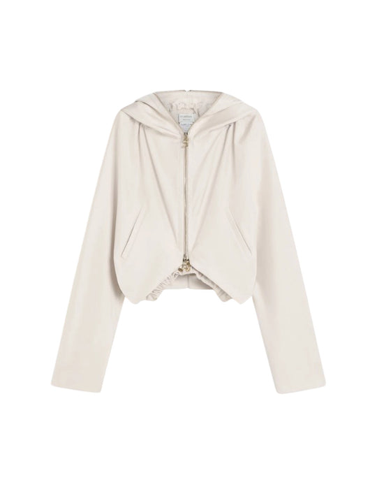 Silk Kimono Jacket - Beige