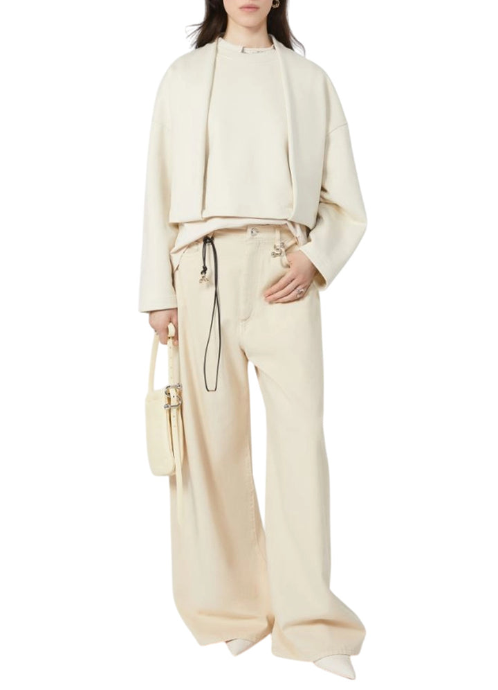 Sportmax SWEATSHIRT - White | 07750d9942d33c2db538ece64547084f716c146d