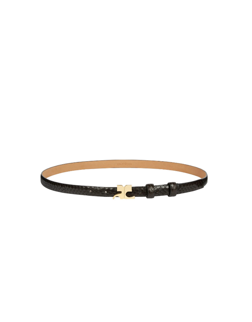 Courreges BELT - Brown | e4aa9dbb193bdfa191901f01fa96fe535549210f