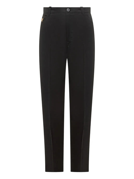 Pants With Medusa Head Plaque