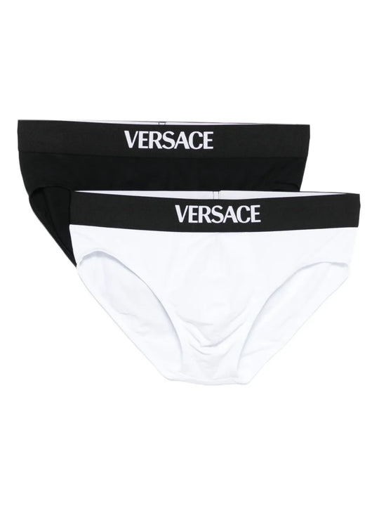 Set Of 2 Boxer Briefs With Logo Band