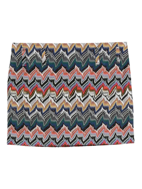 Chevron Miniskirt