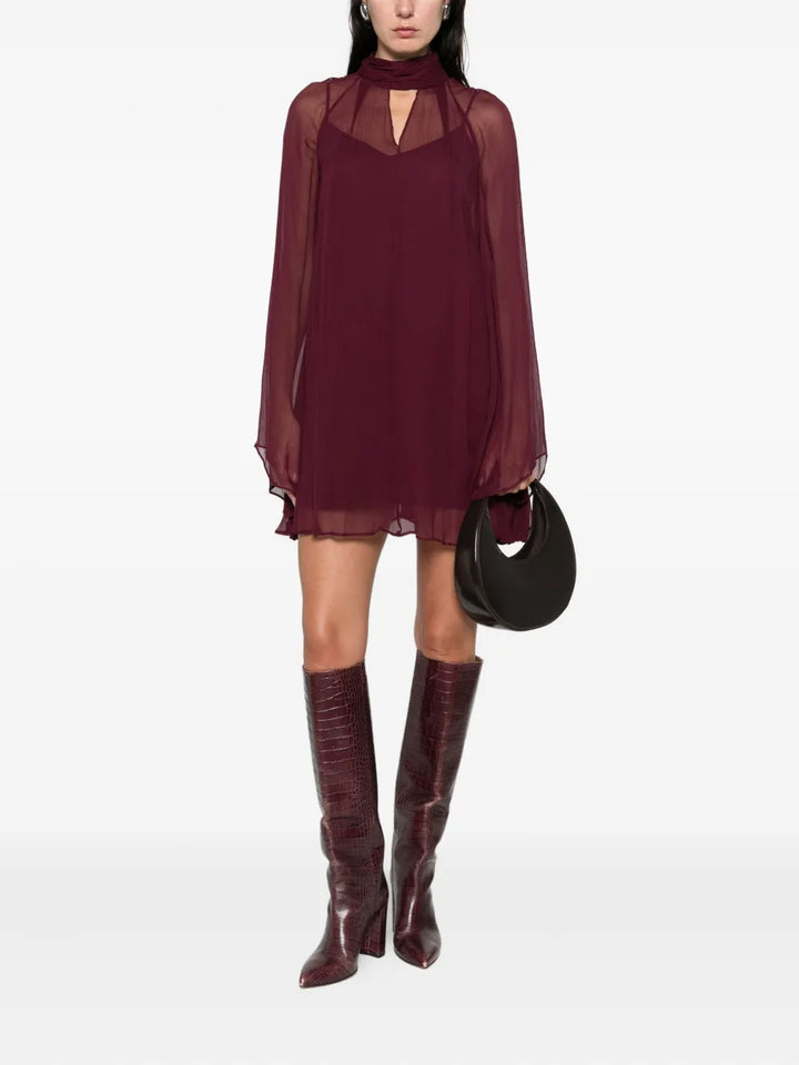 Staud DRESS - Pink & Purple | 4a543daa511530093603f57b75e018563ccaf187