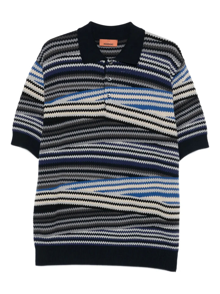 Missoni POLO - Blue | f06024f976a12439e2094d18802bdced1ab20dec
