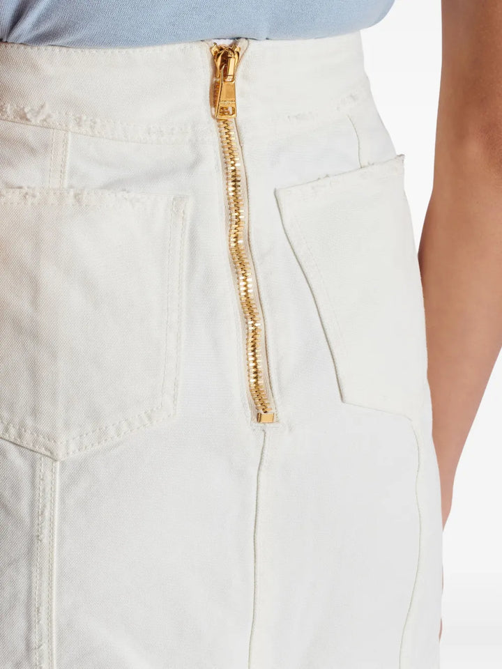 Balmain SKIRT - White | 38541d726f19f2c1eb89d8e872553aa48781ddd3