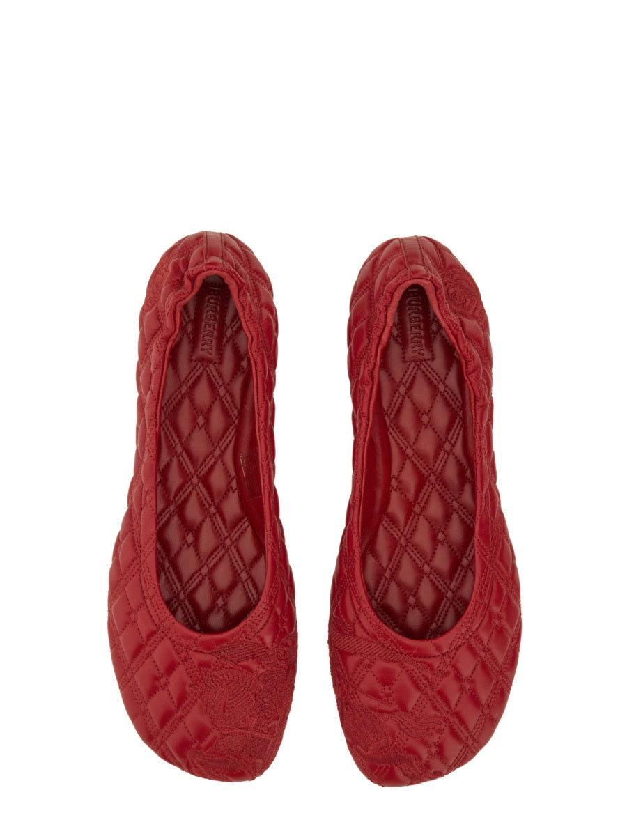 Burberry Flat Shoes - Red | Wanan Luxury