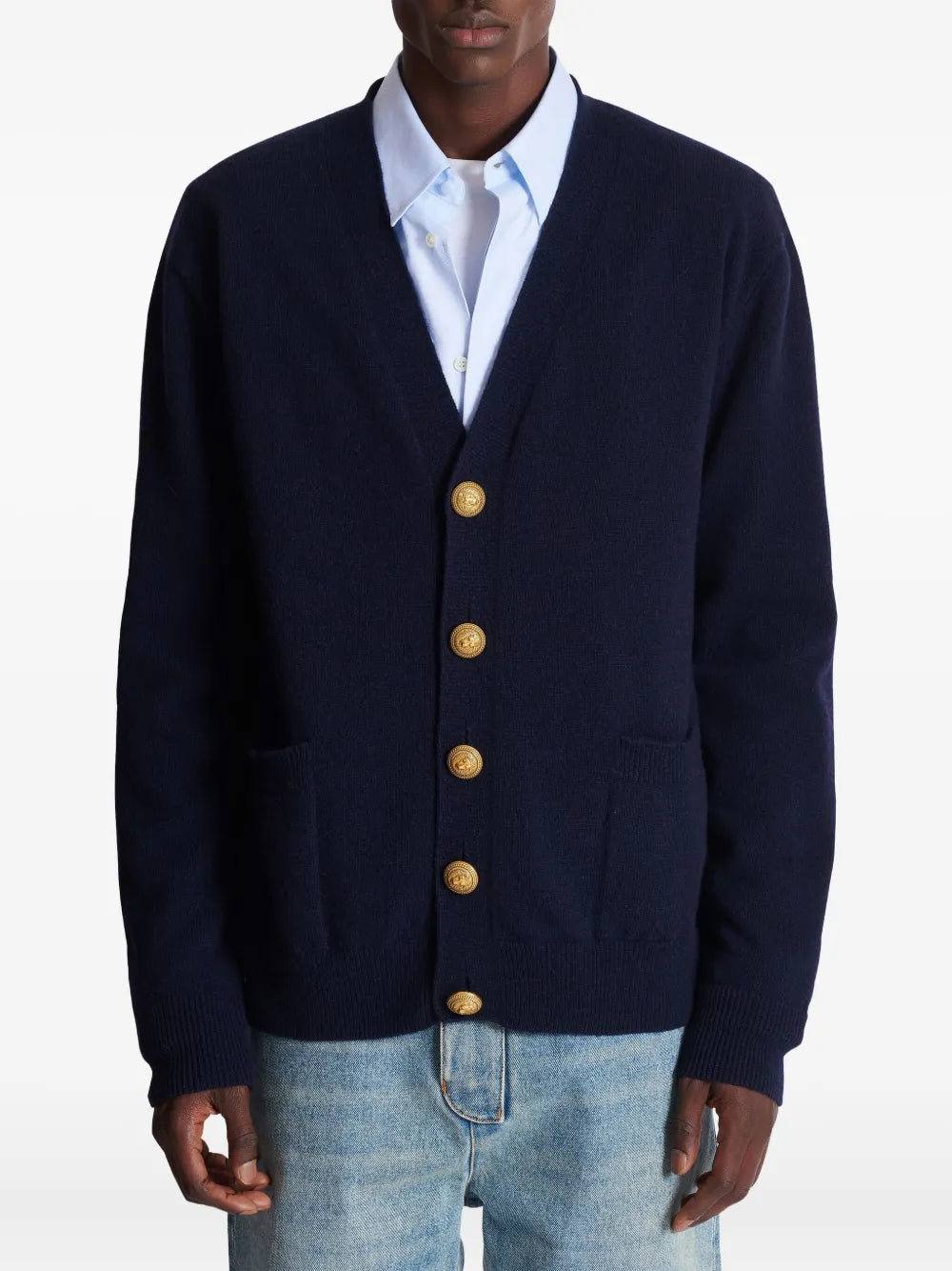 Balmain SWEATER - Blue | f5d59c4aa50b0b87c67e390c2b628220532ebe31