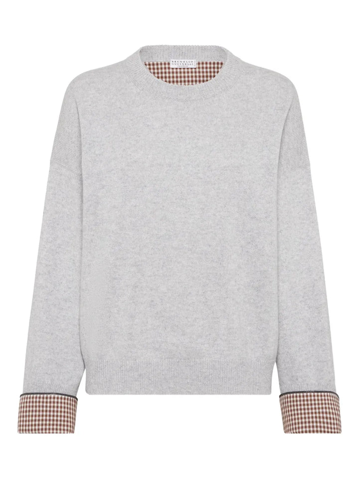 Brunello Cucinelli SWEATER - Grey | c7344017bb44266c75589b54714f3adae280079b