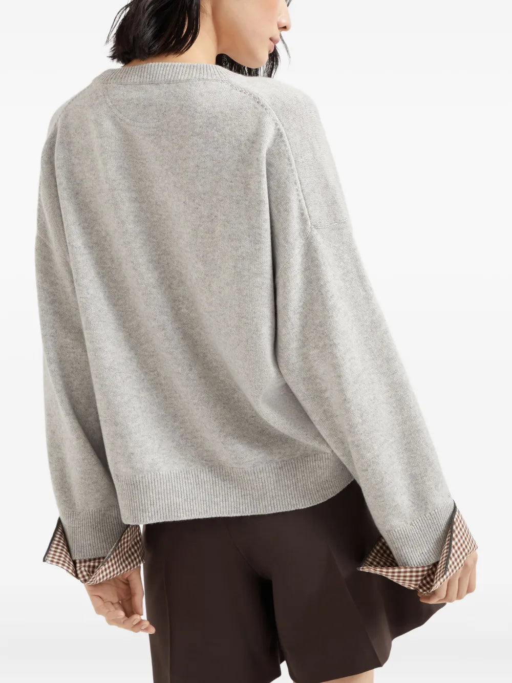 Brunello Cucinelli SWEATER - Grey | d8044860d40a076e2309135564fccc0de05a68b5