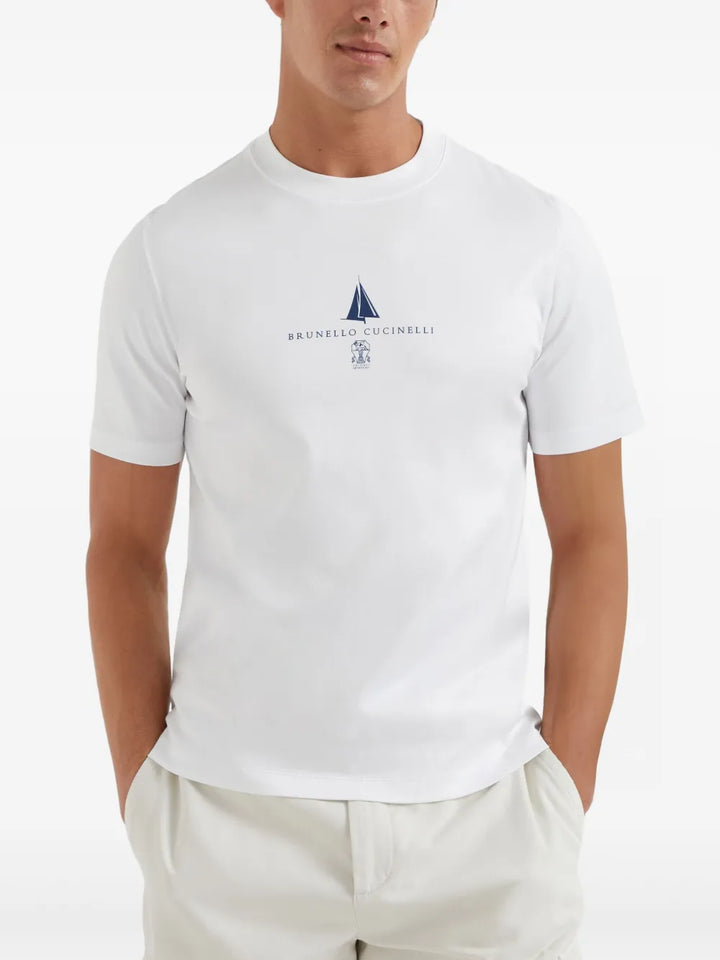 Brunello Cucinelli TSHIRT - White | 3576dd88b6d70f373c2635c7c2ffb7f050b2c4d2