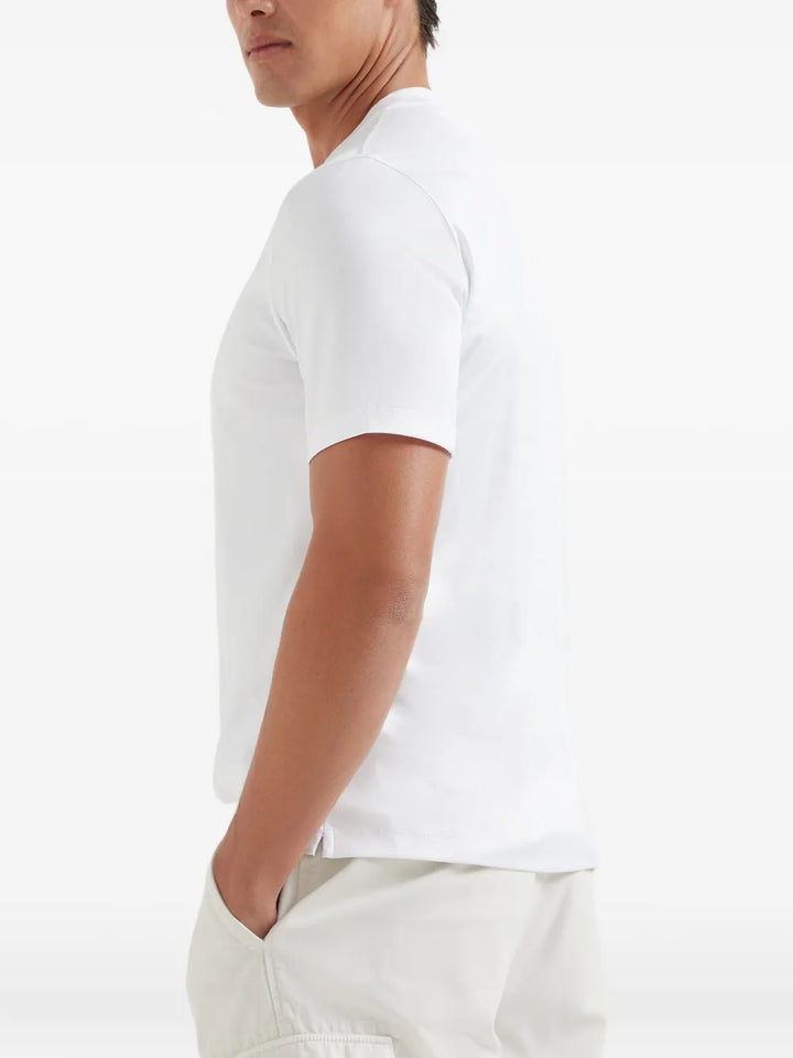 Brunello Cucinelli TSHIRT - White | 75a36ee0f7998bf85fdb182569e1c12e03514fa8