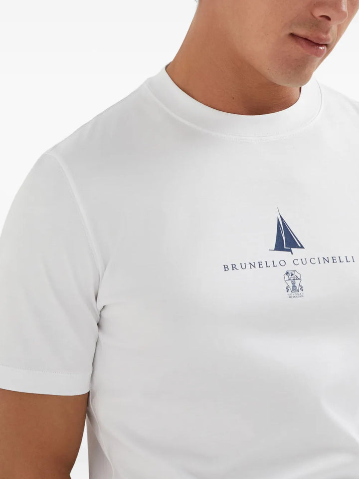 Brunello Cucinelli TSHIRT - White | 68c9cdd4a2a0f9e080cfc6da88d882d1f66efd5f