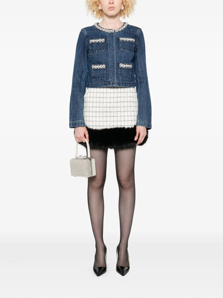 Self-Portrait JACKET - Blue | 302a8b854c434721384cb067ec8a281d46791bd8