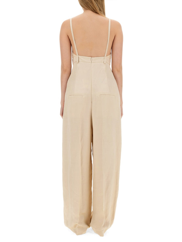 Alysi Jumpsuits - Beige | Wanan Luxury