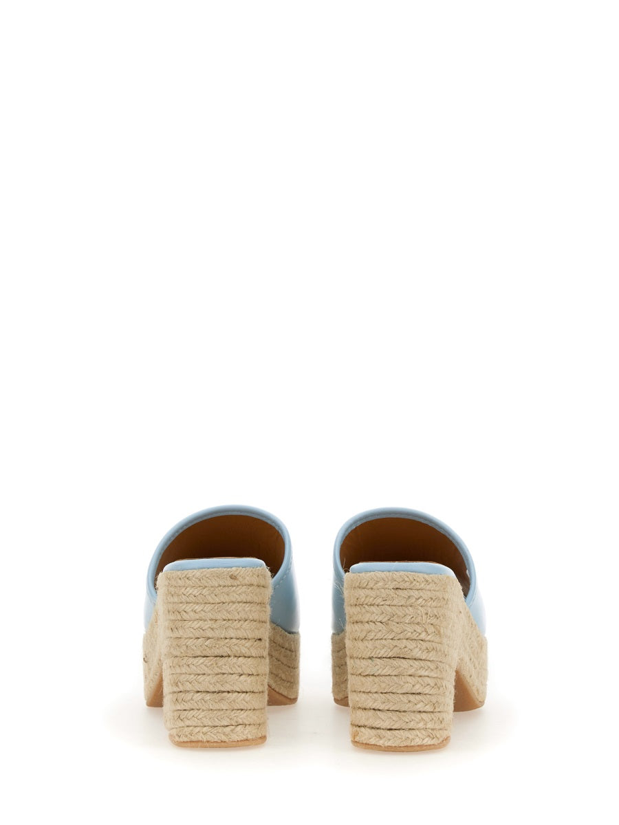 Moschino Jeans Sandals - White, Light Blue | Wanan Luxury