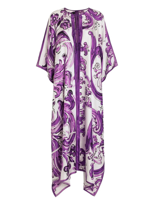 Majolica Print Dress