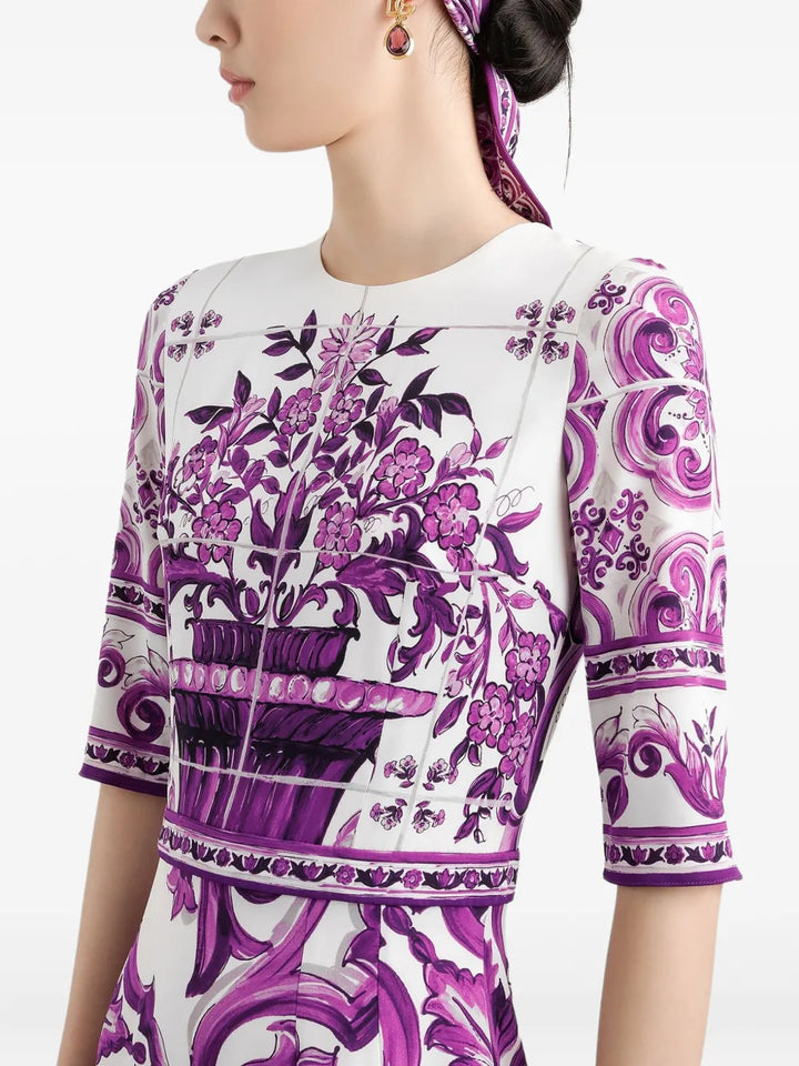 Dolce & Gabbana DRESS - Pink & Purple | ebaee00e6e00723a061b6b21ee7c39ae01e7b781