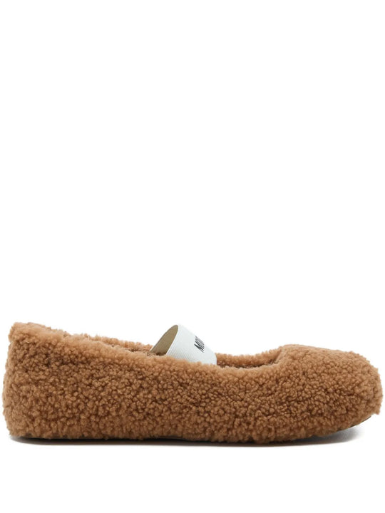 Shearling Ballet Flats