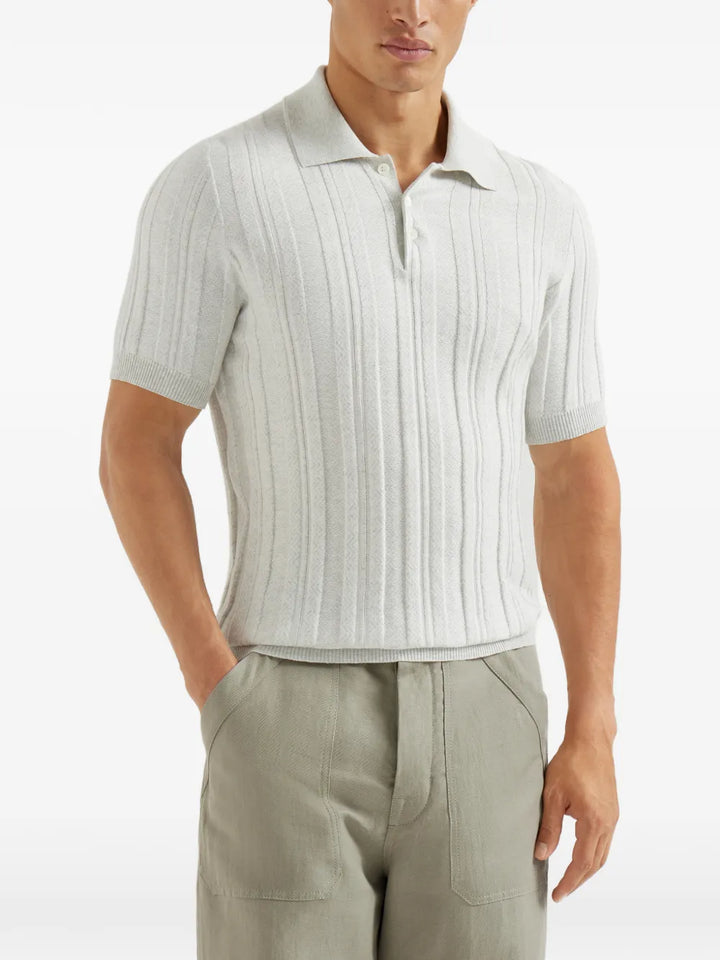 Brunello Cucinelli Polo - Nude & Neutrals | 05a5379b3a43feeed7a0855a2d84cd54d0a92cfb