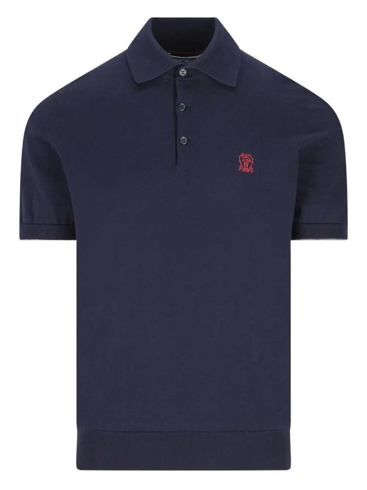 Brunello Cucinelli POLO - Blue | 88be785290b5b50c904b3dd53f60591eb851a50e