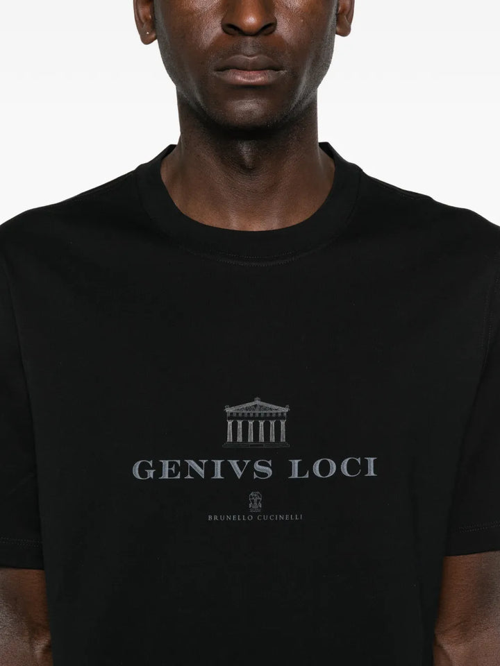 Brunello Cucinelli TSHIRT - Black | 38446c534ab6089529ce8f9525f1c64883fa6e1d