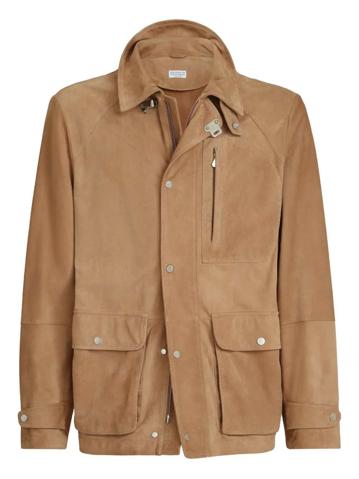 Brunello Cucinelli JACKET - Brown | 678f4331d68adf5a27c21301bf9bd67a7f8ed859