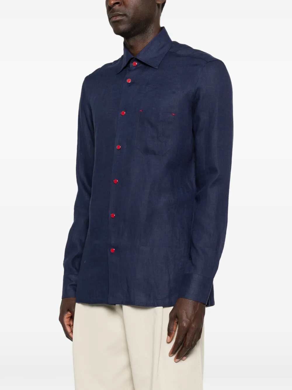 Kiton SHIRT - Blue | 0151fc795ea37b604a39faef004a9289dfa2e913