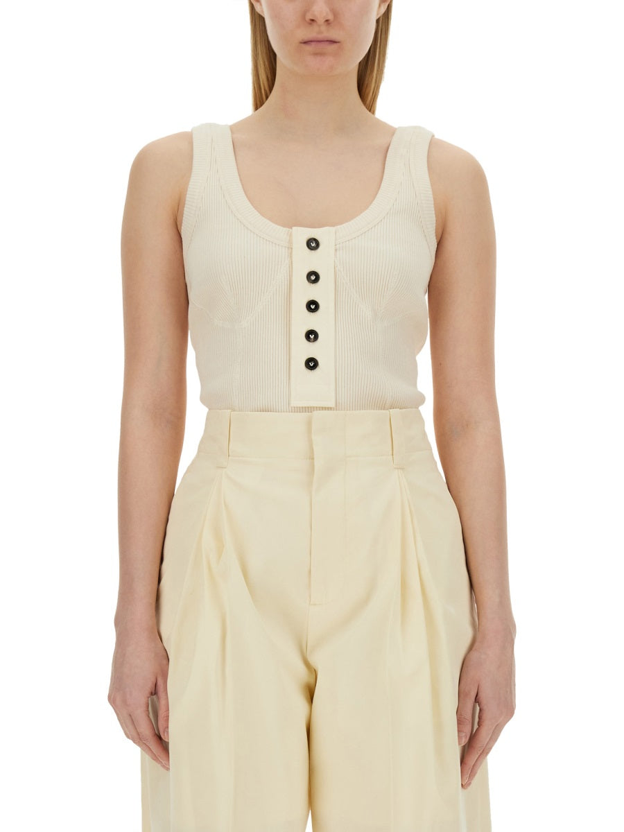 Bottega Veneta Tops - Ivory | 2da6cf5867705ce738ffae1889dad6a031e5e9de