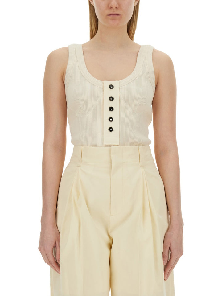 Bottega Veneta Tops - Ivory | 2da6cf5867705ce738ffae1889dad6a031e5e9de