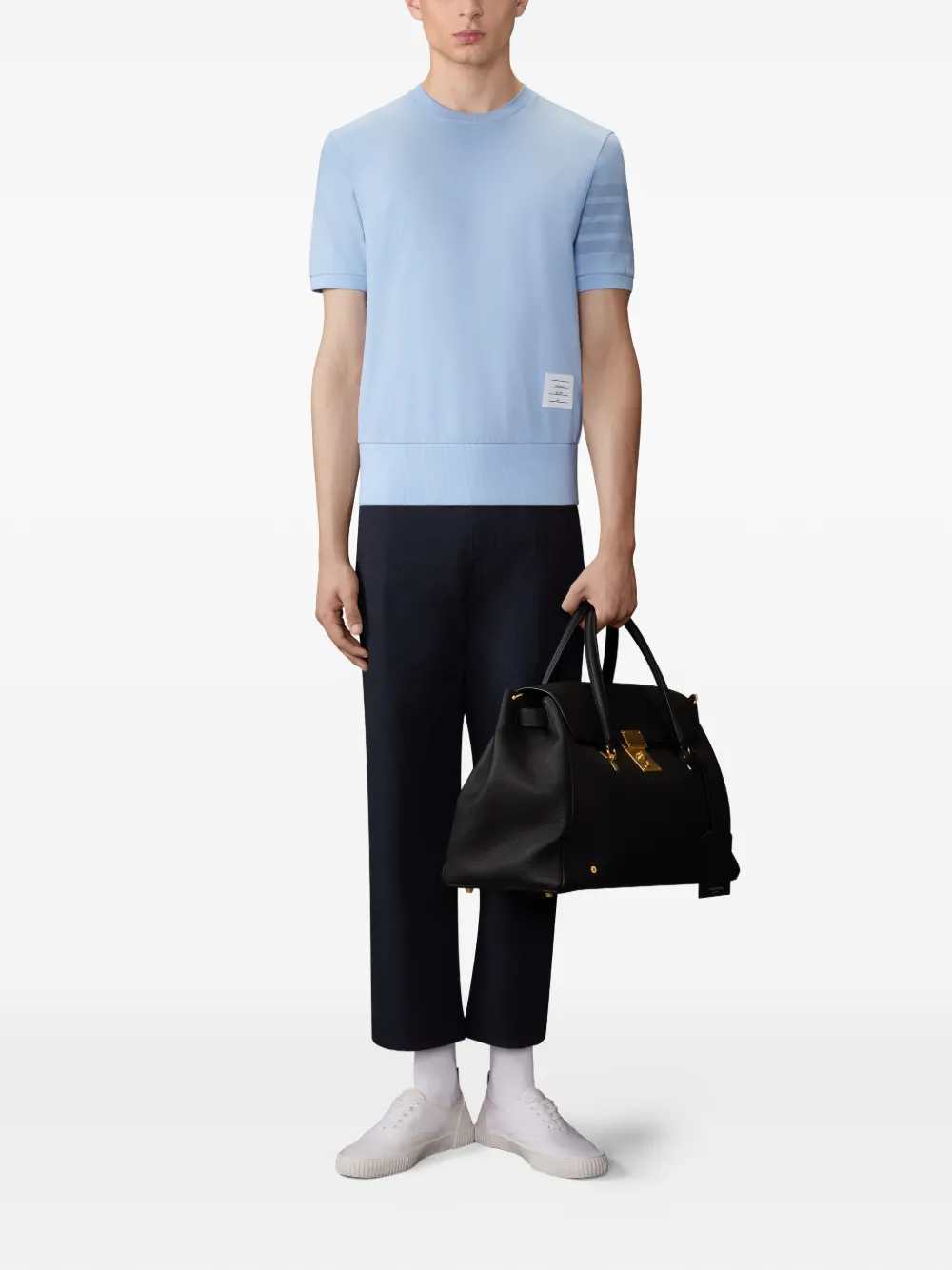 Thom Browne TSHIRT - Blue | ddf31f93599bd32e23478201d079c54ea35a1fc4