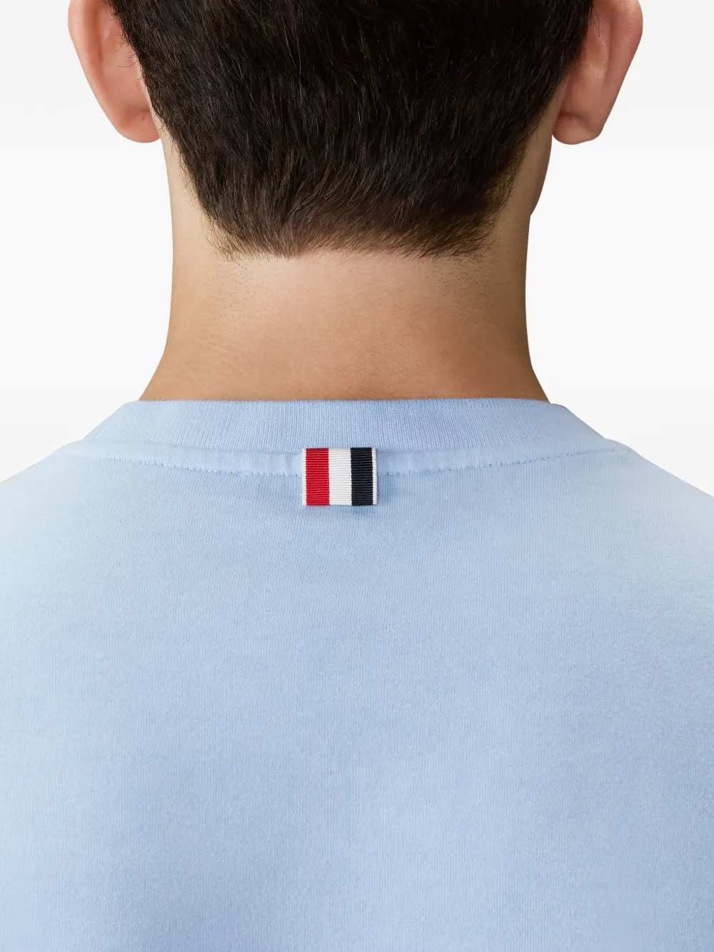 Thom Browne TSHIRT - Blue | a64a7a34f4e9e2b8fa0d76a330b41000f21d0c76