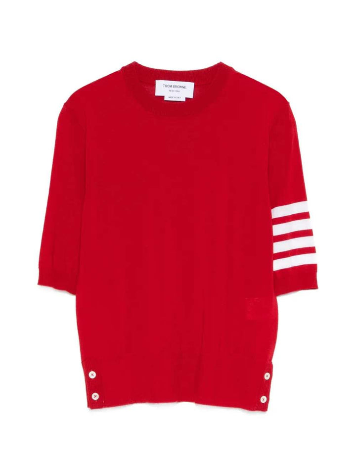 Thom Browne SWEATER - Red | 678d21e5bb10af7d81e963994c1407def6f97f9d
