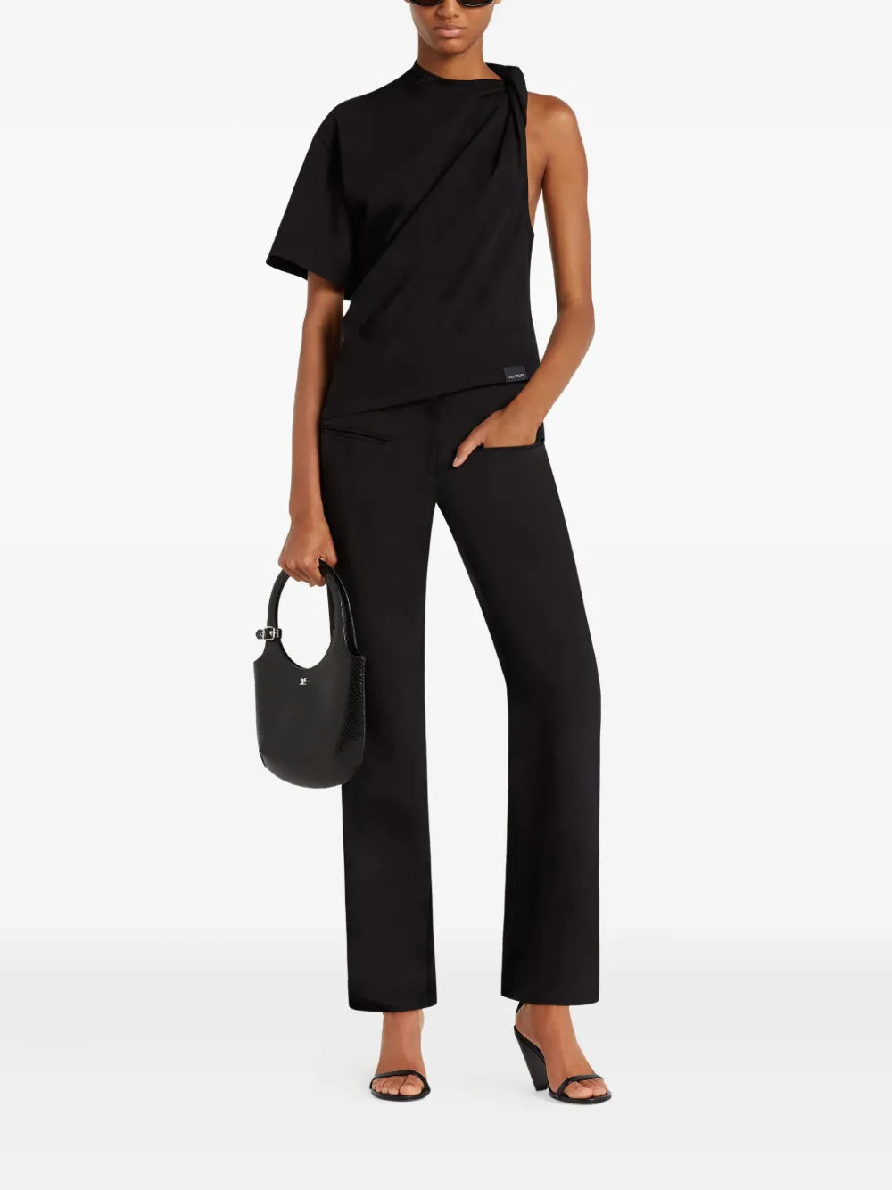 Courreges TSHIRT - Black | 7d8e1fd749503a8813e4e3a1ce0449d33ad481d5