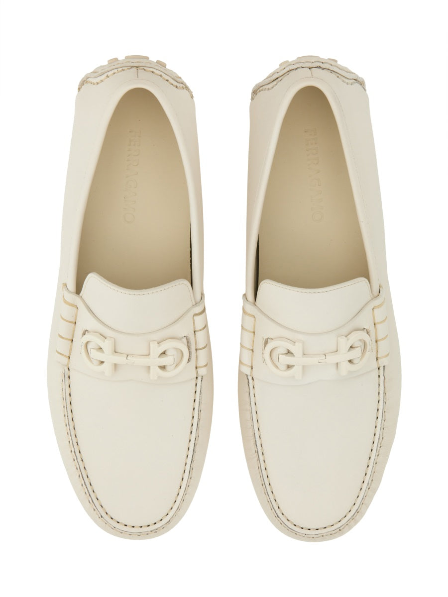 Ferragamo Loafers - White | Wanan Luxury