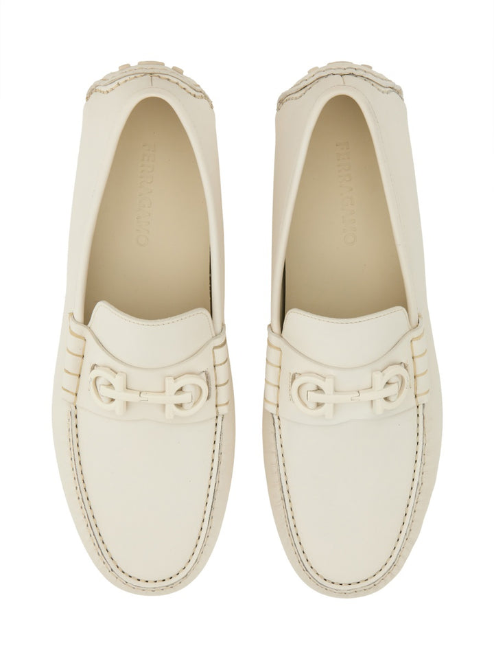 Ferragamo Loafers - White | Wanan Luxury