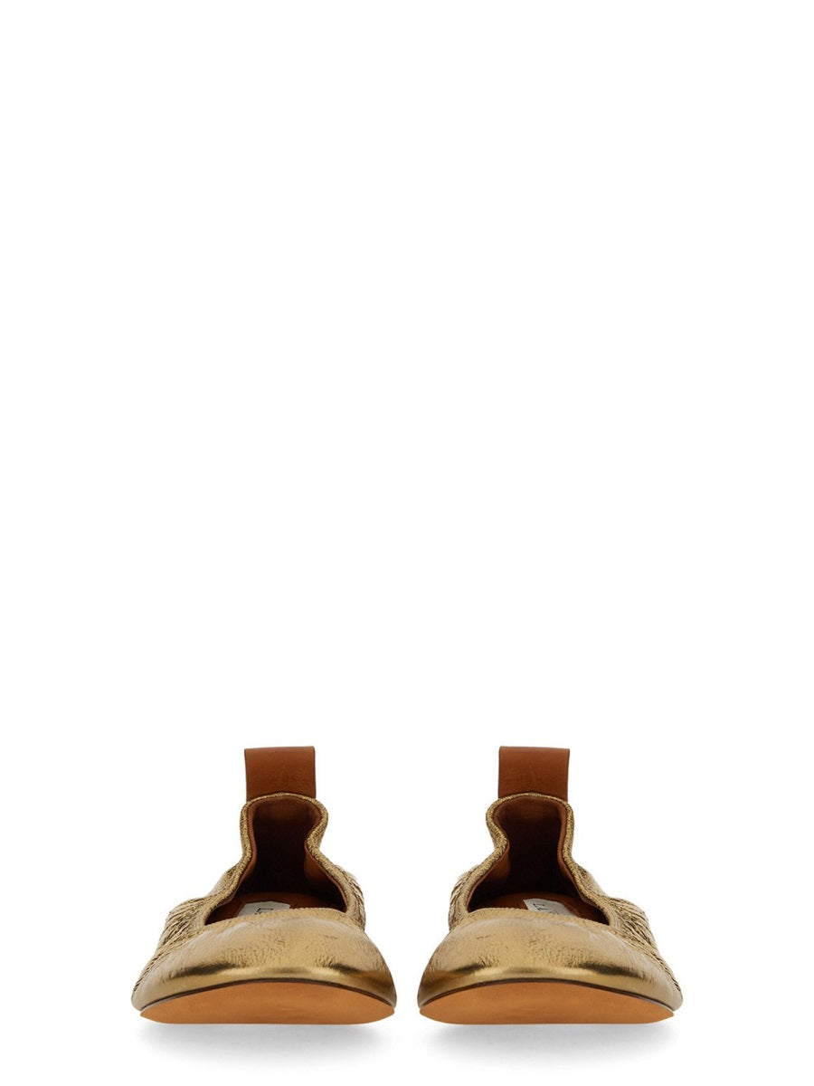 Lanvin Flat Shoes - Gold | Wanan Luxury