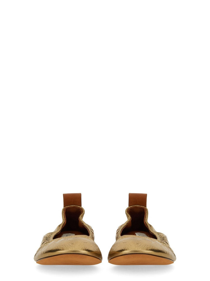 Lanvin Flat Shoes - Gold | Wanan Luxury