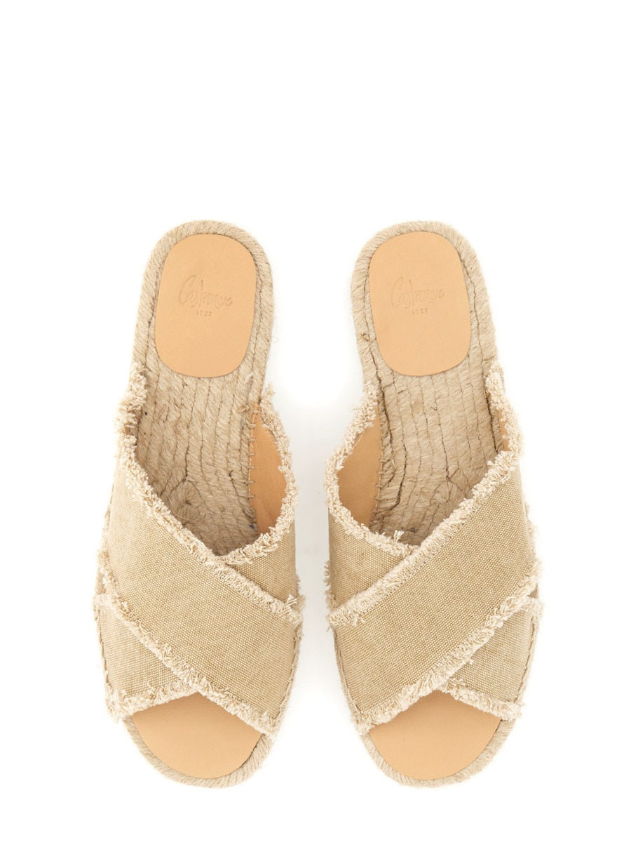 Castañer Flat Shoes - Beige | Wanan Luxury
