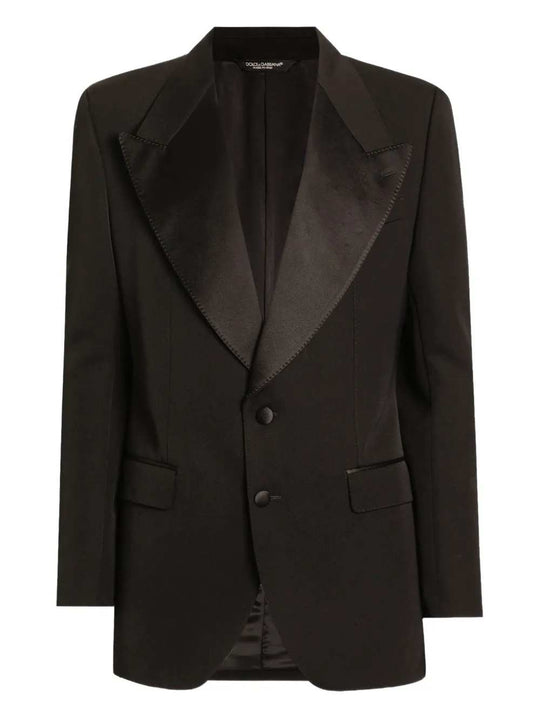 Blazer With Satin Lapels
