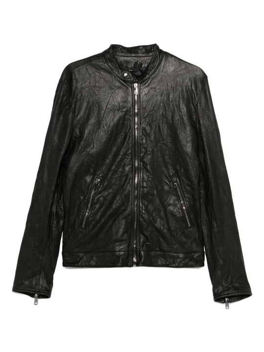 Lambskin Zip-Up Jacket